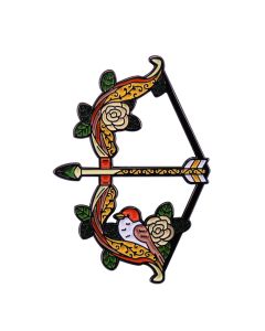 Sparrow And Bow And Arrow Mix And Match Brooch