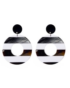 European And American Fashion Exaggerated All-match Acetate Acrylic Earrings