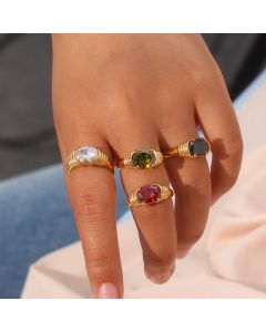 Women's Vintage Fashion Stainless Steel Ring