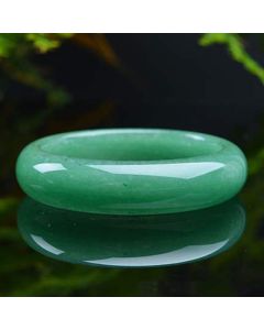 Full Green Aventurine Jade Ice Type Jade Bracelet