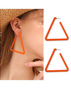 Exaggerated Geometric Large Earrings Personality Long