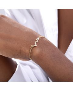 Women's Arabic Declaration Of Love Bracelet
