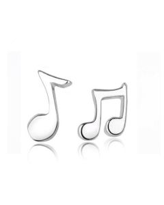 Asymmetrical Mini Earrings withBeating Notes