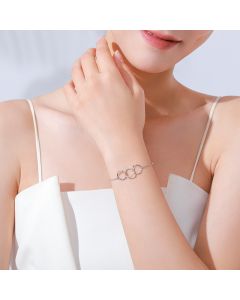 S925 Sterling Silver Simple Versatile Geometric Design Bracelet