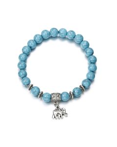 Vintage elephant turquoise bracelet