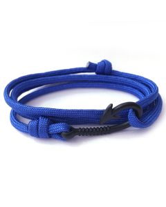 Fishhook Boat Anchor 7-core Nylon Parachute Cord Handmade Couple Bracelet