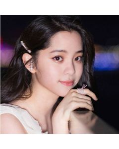 Temperament Pearl Clip U-shaped Earring Set