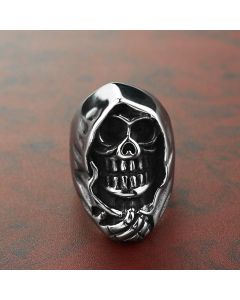 Skull European And American Domineering Stainless Steel Ring Personality Hipster