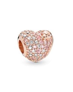 Sterling Silver S925 Rose Gold Series Love Pendant