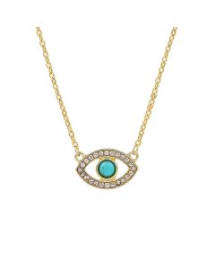 Geometric Angel Eyes Necklace Women