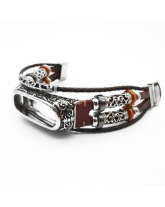 Vintage Leather Strap Carved Protective Case