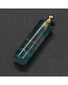 Natural Stone Necklace Perfume Bottle Pendant