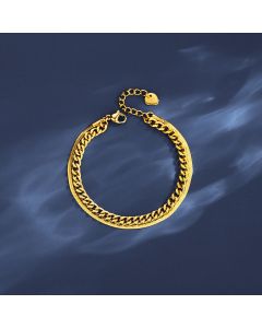 316 Stainless Steel Multi-layer Chain Bracelet
