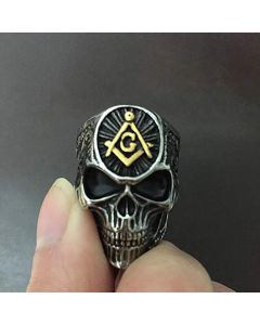 Punk domineering personality ring