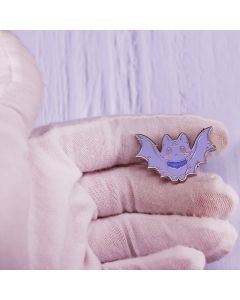 Cute Cartoon Bat Cat Brooch Badge