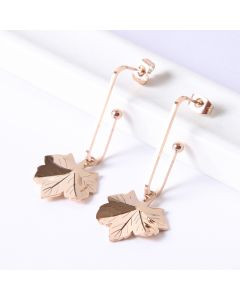 Women's Maple Leaf Earrings