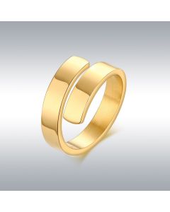 Titanium Steel Simple Style Creative Opening Trend Korean Men's And Women's Rings