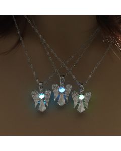 European And American Hot-Selling Creative New Luminous Angel Necklace