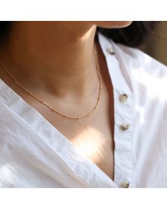 Rose Gold Stainless Steel Clavicle Chain