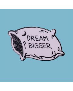 Inspirational Dream Pin Space Galaxy Badge