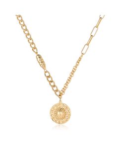 Retro Design Pure Copper Pendant Fashion Trend Same Necklace