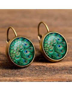 Boucles d'oreilles plumes Time Jewel