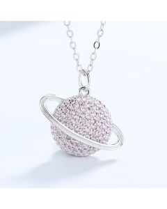 Planet Necklace S925 Sterling Silver Pendant