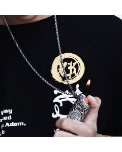 Titanium Steel Personality Lighter Pendant Men's Retro All-match Lighter