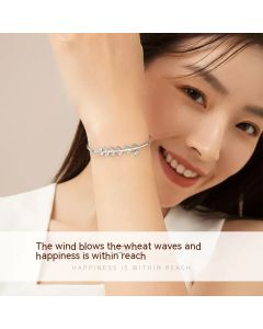 S925 Silver Bracelet Female Opening
