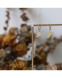 Eros Cupid Cute Little Angel Earrings Titanium Steel