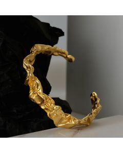 European And American Tin Foil Texture Bracelet