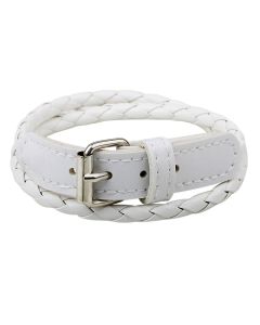 Fashion Buckle Snake Pattern Double Leather Bracelet