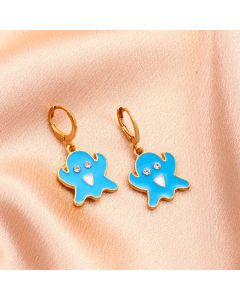 Exaggerated Funny Alloy Cartoon Face Earrings