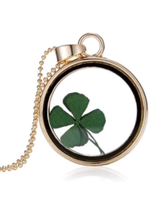 Four-leaf clover necklace