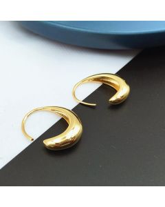 Exaggerated Cold Wind C-shaped Earrings