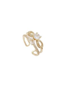 Bow Ring Female Exaggerated Cold Wind