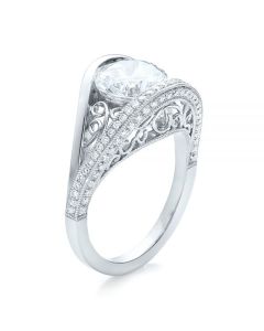 Simulation Diamond Wedding Ring