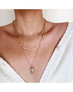 Necklace Female Twist Chain Necklace