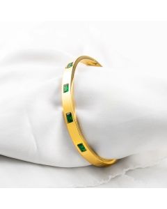 Stainless Steel Bracelet New Bracelet Wrist Ring Inlaid Stone Non-fading