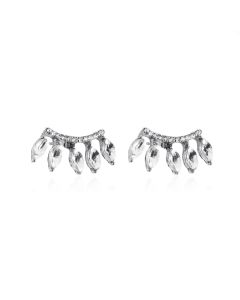 Korean Style Simple Zircon Earrings
