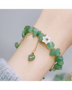 Crushed Stone Pearl Bracelet Shell