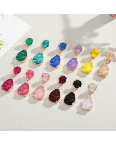 Crystal Bud Earrings Fashion Personality Water Drop