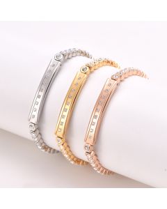 Popular Light Luxury High-grade Diamond-embedded Star Rainbow Bridge Bracelet