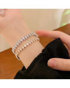 Rhinestone Zircon Water Drop Bracelet Fashion Simple And Light Luxury