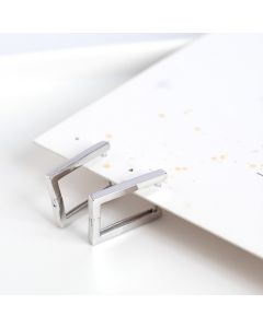 Personality Geometric Korean Temperament Women's Square Earrings