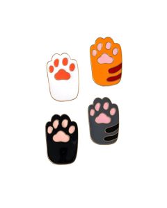 Cute Cat Star Man Dripping Oil Brooch Cat Claw Badge Ins Girl Korean Personality Decorative Clothes Fixed Pin