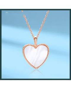 Heart Pendant Fashion Temperament Shell Necklace