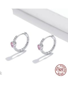 Platinum-plated  Love Earrings Women