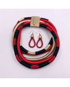 Multilayer Necklace Necklace Braided Magnetic Clasp Clavicle Chain