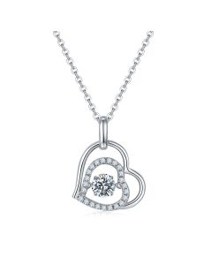 Fashionable And Smart 0.5 Carat Moissanite Necklace